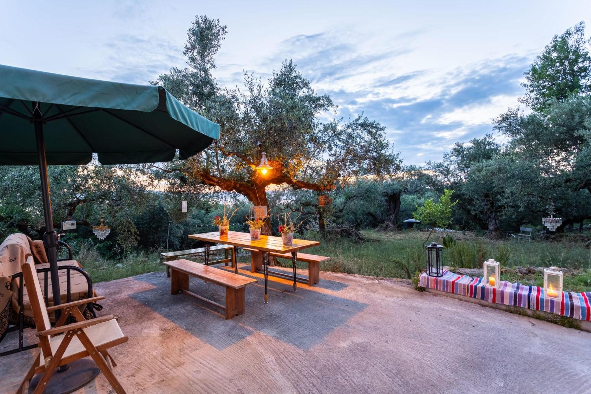 Apartment Olive Garden - Tranquil Outdoor Dining Area Doloi